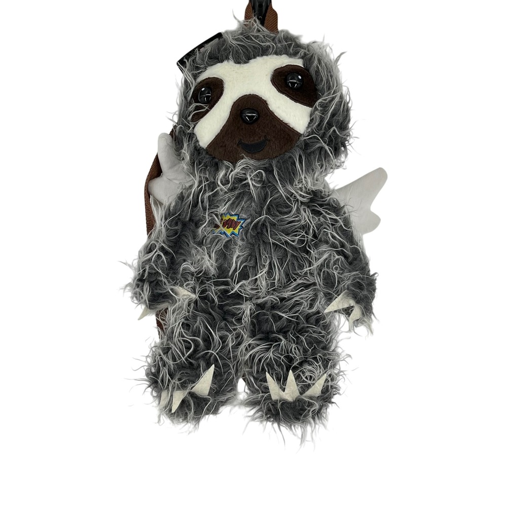 Marvel Disney+ Bioworld Ms. Marvel Sloth Baby Backpack with Wings Plush